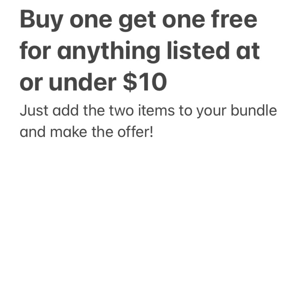 🚨Buy 1 Get 1 Free‼️🚨